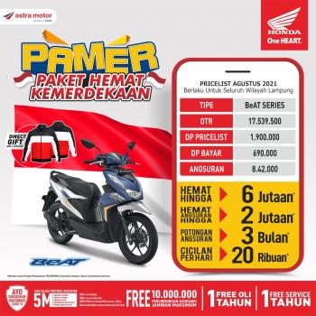 Dealer Honda Astra Motor Natar Lagi PAMER